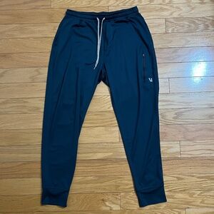 Vuori Men's Athletic Joggers, Dark Teal, Medium